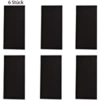 Outtybrave - Juego de 6 Pares de Parches para reparación de Ropa Deportiva- para Tienda de campaña- Tela- Negro- 10…